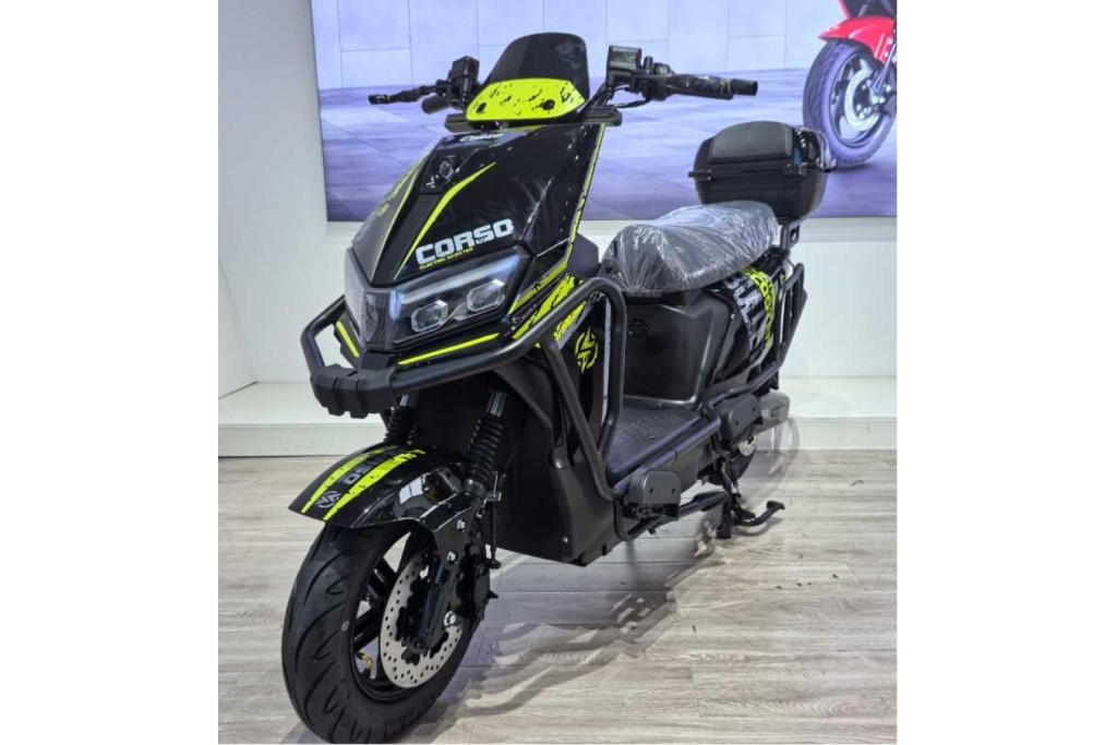 Електричний мопед Corso Bullet двигун 2000W, акумулятор 72V/38Ah, в коробці
