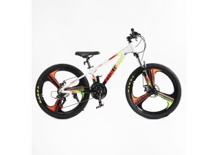 Велоcипед Спортивний Corso «Evolution» 24" дюймів рама алюмінієва 11``, обладнання Shimano 21 швидкість, зібран на 75%, в коробці