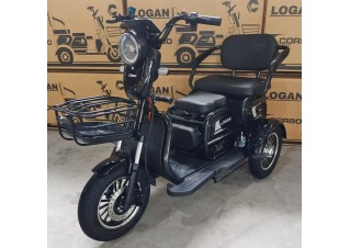Трицикл Corso Logan  електричний двигун 800W, акумулятор 72V/20Ah, колеса 300-10, в коробці