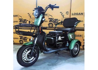 Трицикл Corso Logan  електричний двигун 800W, акумулятор 72V/20Ah, колеса 300-10, в коробці