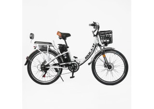 Електровелосипед Corso «ROCCO» 26" дюймів RC-26210 (1) рама сталева, двигун 500W, акумулятор 48V20AH, корзина, у коробці